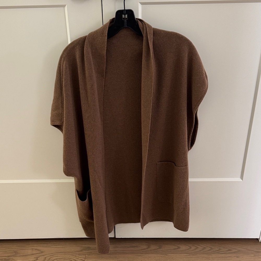 Brown Cashmere Cardigan